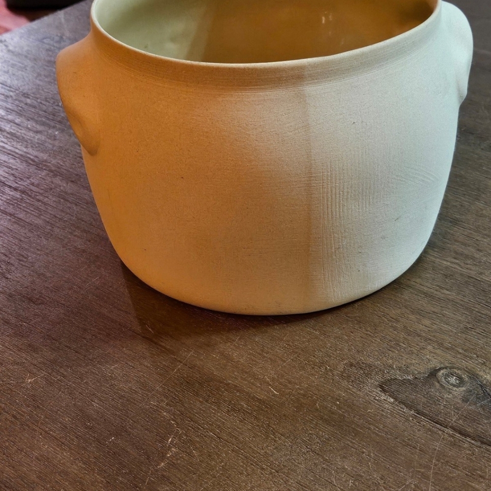Cream Popcorn Bowl with Pig Design - Picture 6 of 7